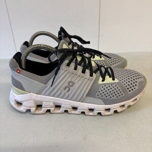 On Cloud Swift Women's Size 9 US 41.98679 Gray Black Lace Up Athletic Shoes